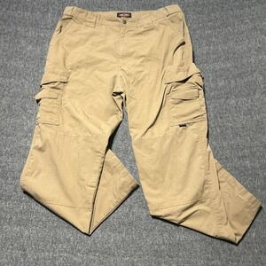 Tru-Spec Pants 40x34 Ripstop Canvas Khaki Tactical Uniform Work Beige Mens